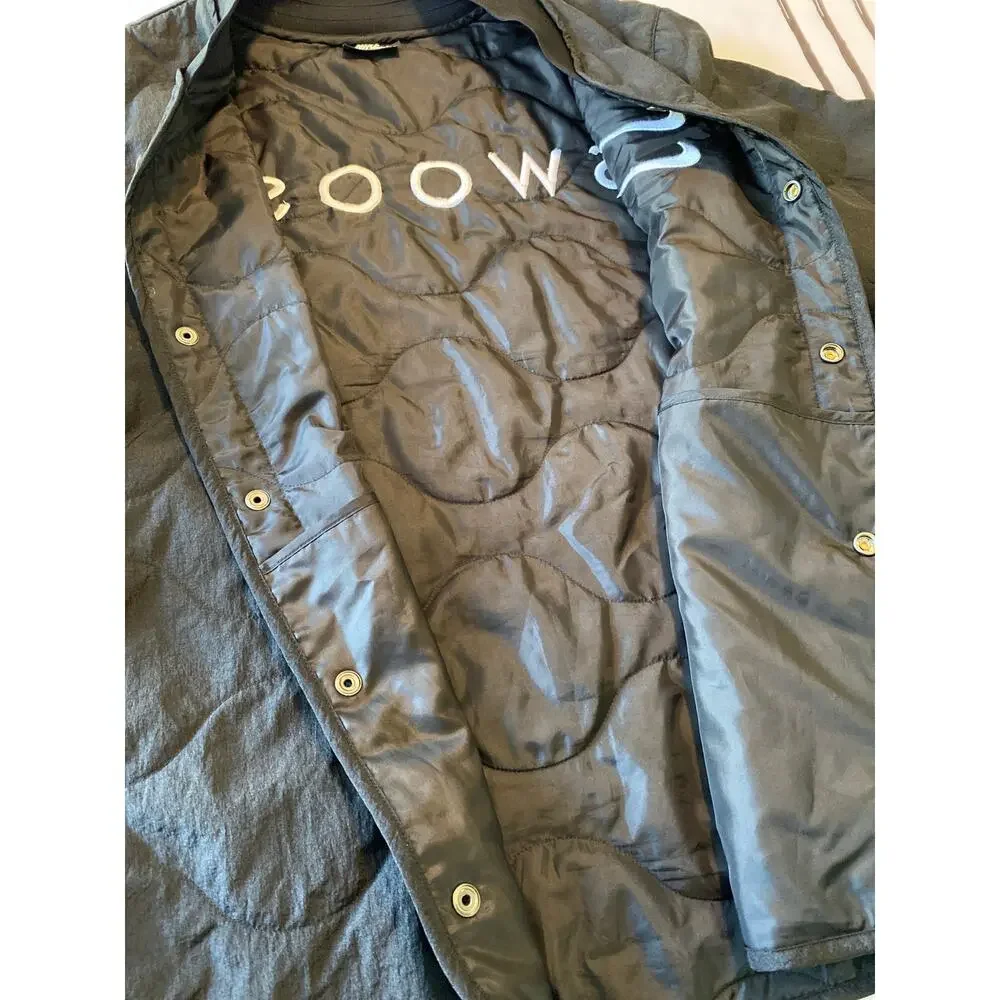 Nike Sportswear Limited Edition Double Swoosh Quilted Black Jacket Size S